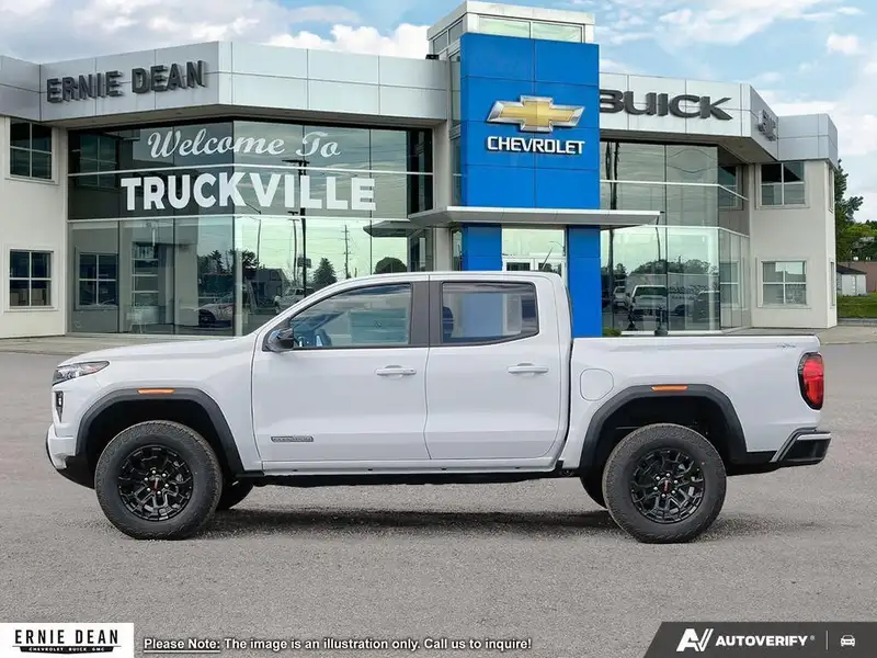 2026 GMC Canyon Elevation, biela, 0 km, dovoz Kanada — foto 3 z 12