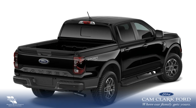 2026 Ford Ranger XLT, čierna, 25 km, dovoz Kanada — foto 3 z 7