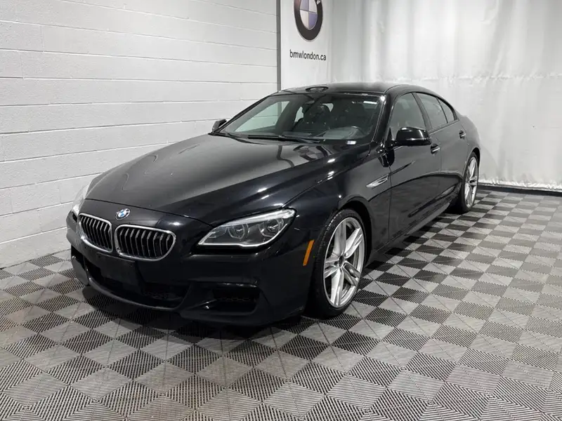 2016 BMW 6 Series VdpUrlEn, čierna, 165 141 km, dovoz Kanada — foto 1