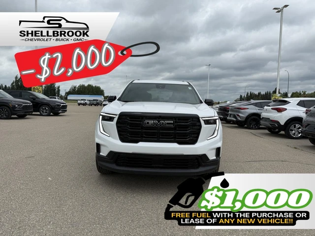 2026 GMC Acadia Elevation, biela, 1 km, dovoz Kanada — foto 2 z 5
