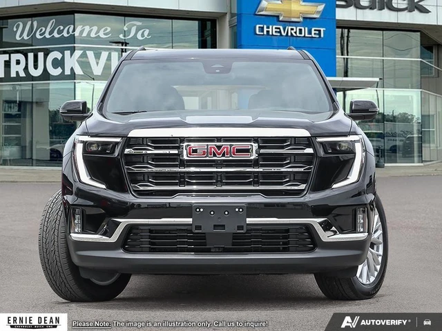 2026 GMC Acadia Elevation, čierna, 2 km, dovoz Kanada — foto 2 z 20