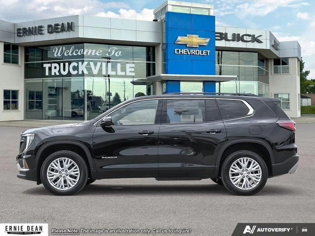 2026 GMC Acadia Elevation, čierna, 2 km, dovoz Kanada — foto 3 z 20
