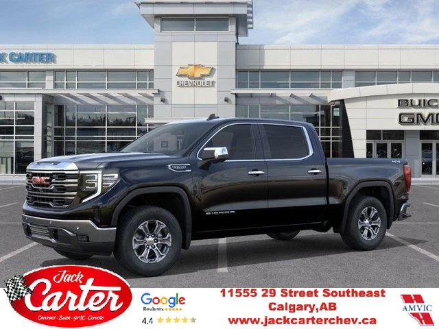 2026 GMC Sierra 1500 SLT, čierna, 1 km, dovoz Kanada — foto 1