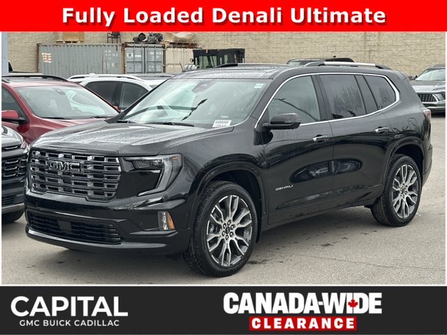 2026 GMC Acadia Denali Ultimate, čierna, 5 km, dovoz Kanada — foto 1