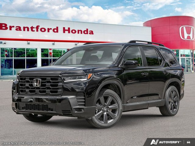 2026 Honda Pilot Sport, čierna, 11 km, dovoz Kanada — foto 1