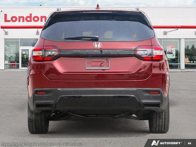 2026 Honda Pilot Black Edition, červená, 168 km, dovoz Kanada — foto 5 z 20