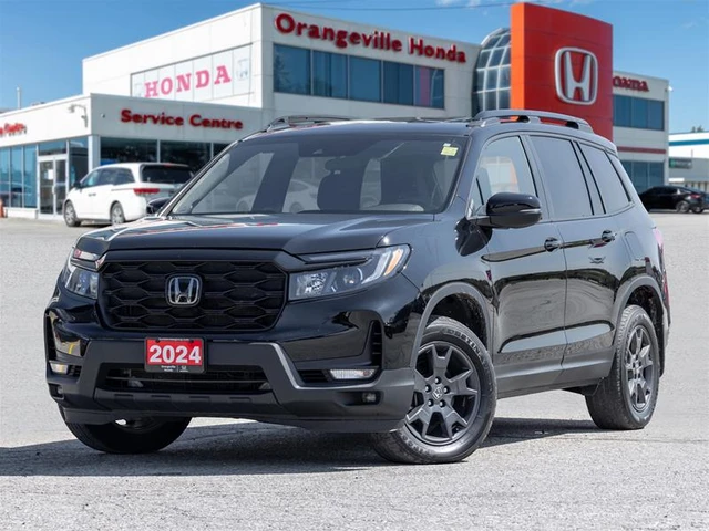 2024 Honda Passport Sport AWD, čierna, 82 267 km, dovoz Kanada — foto 1