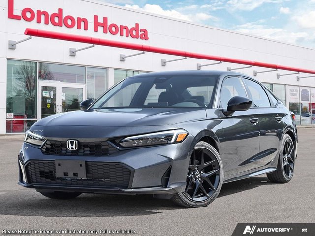 2026 Honda Civic Sedan Sport, sivá, 4 km, dovoz Kanada — foto 1