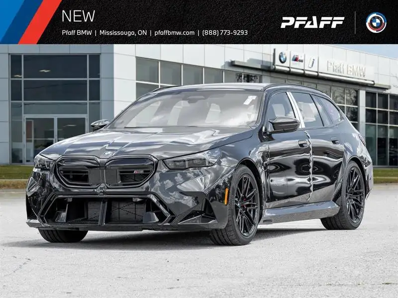 2027 BMW M5 TOURING, čierna, 90 km, dovoz Kanada — foto 1