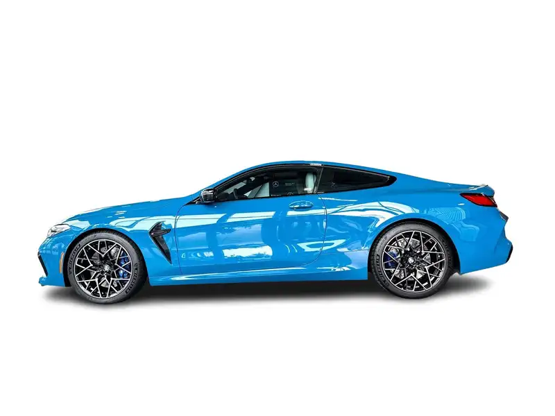 2025 BMW M8 Competition | PREMIUM PKG |, modrá, 9 950 km, dovoz Kanada — foto 4 z 12
