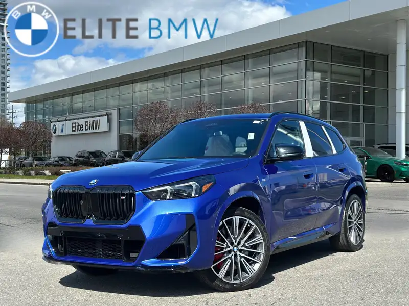 2027 BMW X1 M35i xDrive, modrá, 90 km, dovoz Kanada — foto 1