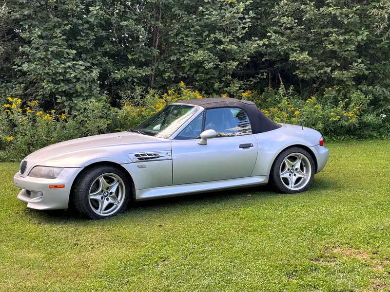 2000 BMW Z3 Roadster, strieborná, 255 000 km, dovoz Kanada — foto 1