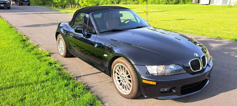 2002 BMW Z3 3.0, čierna, 111 491 km, dovoz Kanada — foto 8 z 12