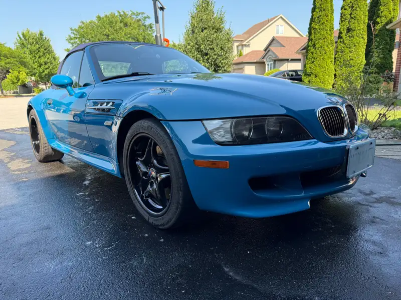 2002 BMW Z3 S54, modrá, 56 000 km, dovoz Kanada — foto 1 z 5 2002 BMW Z3 S54, modrá, 56 000 km, dovoz Kanada — foto 1 z 5