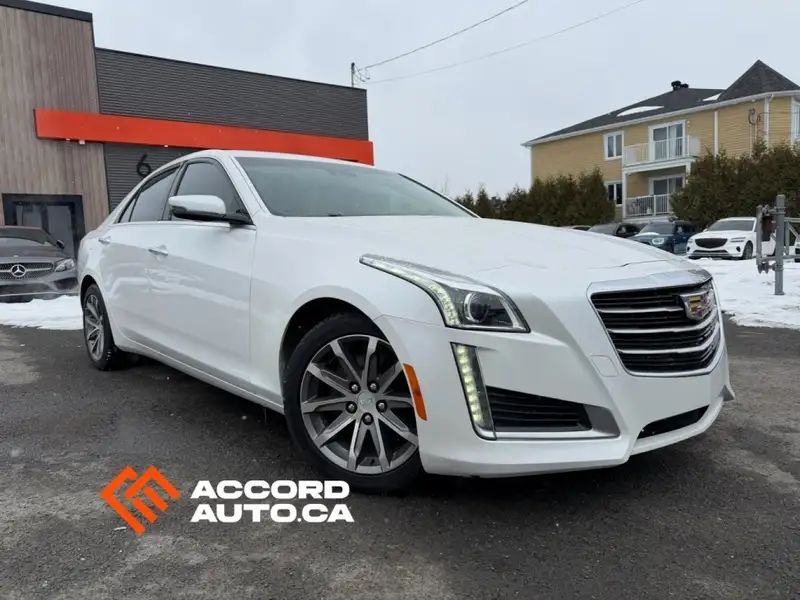 2016 Cadillac CTS LUXURY AWD, biela, 131 265 km, dovoz Kanada — foto 1
