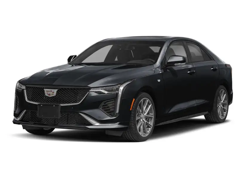 2026 Cadillac CT4 2.0L TURBO SPORT AWD (1SE), čierna, dovoz Kanada — foto 1