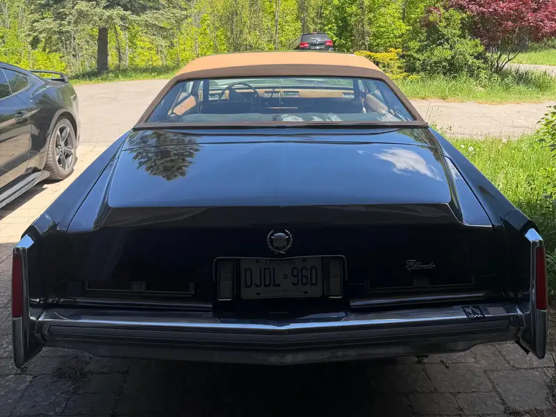 1974 Cadillac Eldorado, hnedá, 65 000 km, dovoz Kanada — foto 4 z 6
