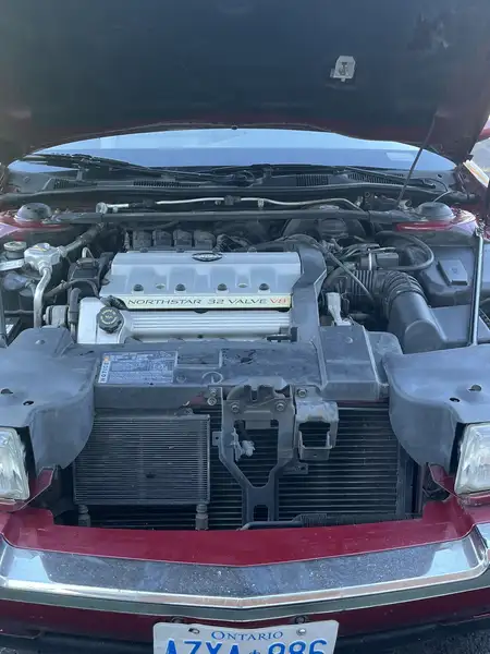 1994 Cadillac Eldorado, červená, 81 261 km, dovoz Kanada — foto 12 z 12