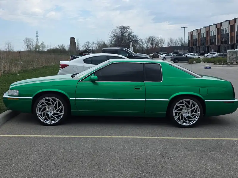 1999 Cadillac Eldorado Cadillac ETC, zelená, 137 551 km, dovoz Kanada — foto 3 z 12