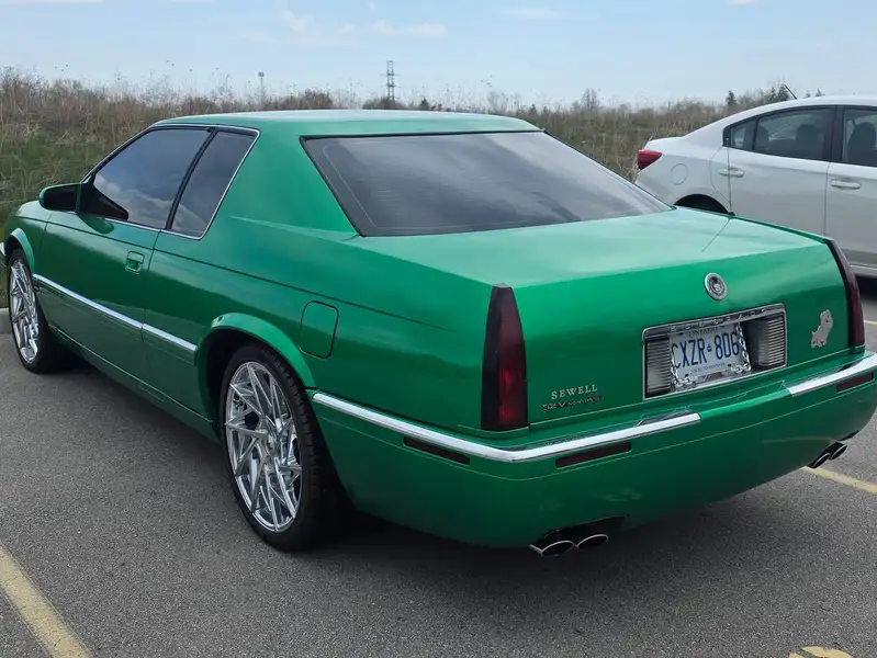 1999 Cadillac Eldorado Cadillac ETC, zelená, 137 551 km, dovoz Kanada — foto 4 z 12