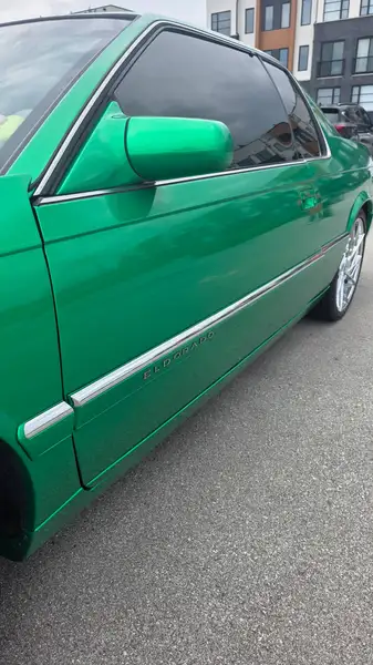 1999 Cadillac Eldorado Cadillac ETC, zelená, 137 551 km, dovoz Kanada — foto 5 z 12