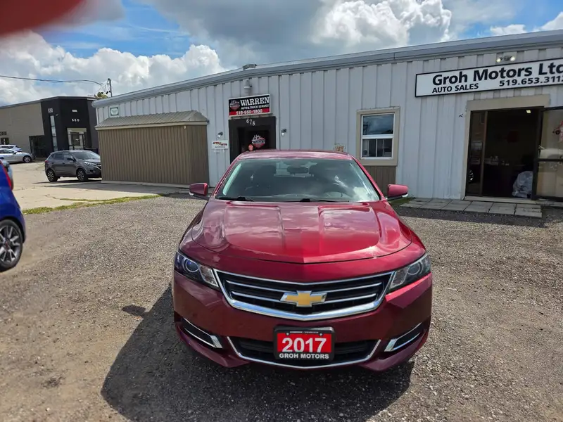 2017 Chevrolet Impala LT, červená, 143 107 km, dovoz Kanada — foto 9 z 12