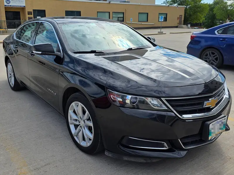 2018 Chevrolet Impala LS, čierna, 138 500 km, dovoz Kanada — foto 1
