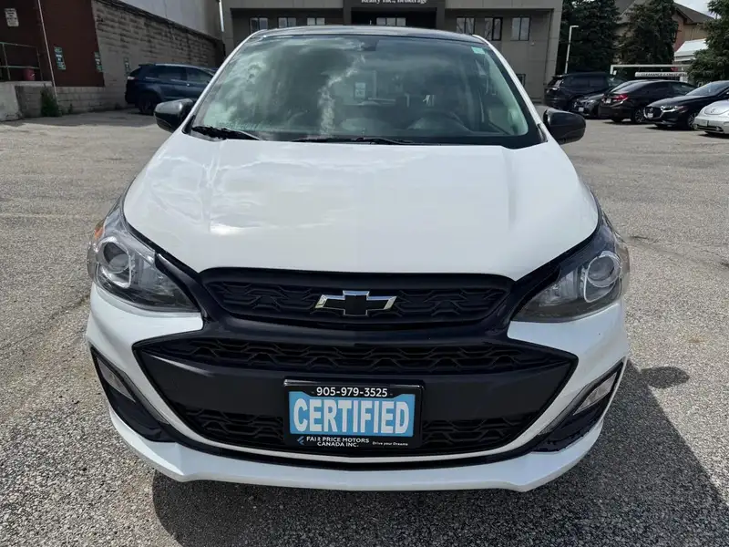 2022 Chevrolet Spark 1LT, biela, 83 920 km, dovoz Kanada — foto 1