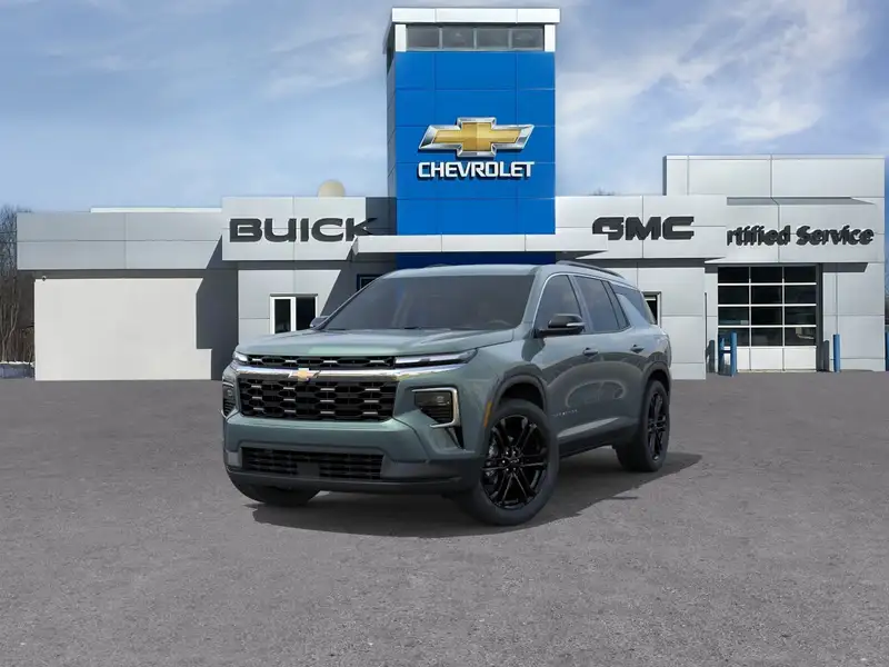 2027 Chevrolet Traverse LT, zelená, 0 km, dovoz Kanada — foto 8 z 12