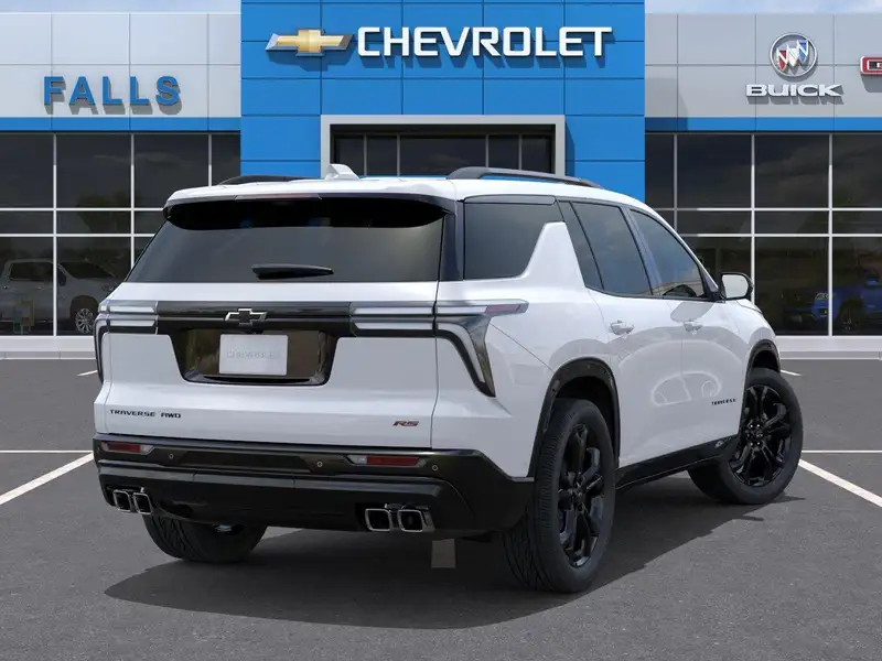 2027 Chevrolet Traverse, biela, 0 km, dovoz Kanada — foto 4 z 12