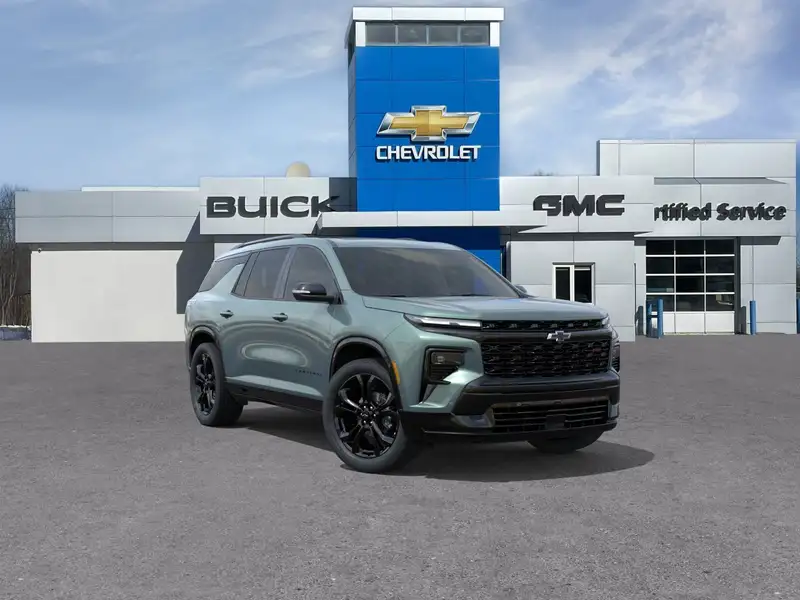 2027 Chevrolet Traverse, zelená, 0 km, dovoz Kanada — foto 1