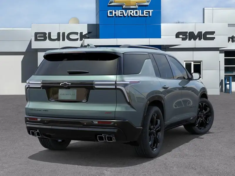 2027 Chevrolet Traverse, zelená, 0 km, dovoz Kanada — foto 4 z 12