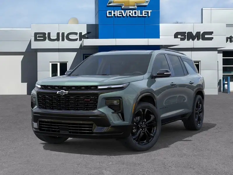 2027 Chevrolet Traverse, zelená, 0 km, dovoz Kanada — foto 6 z 12