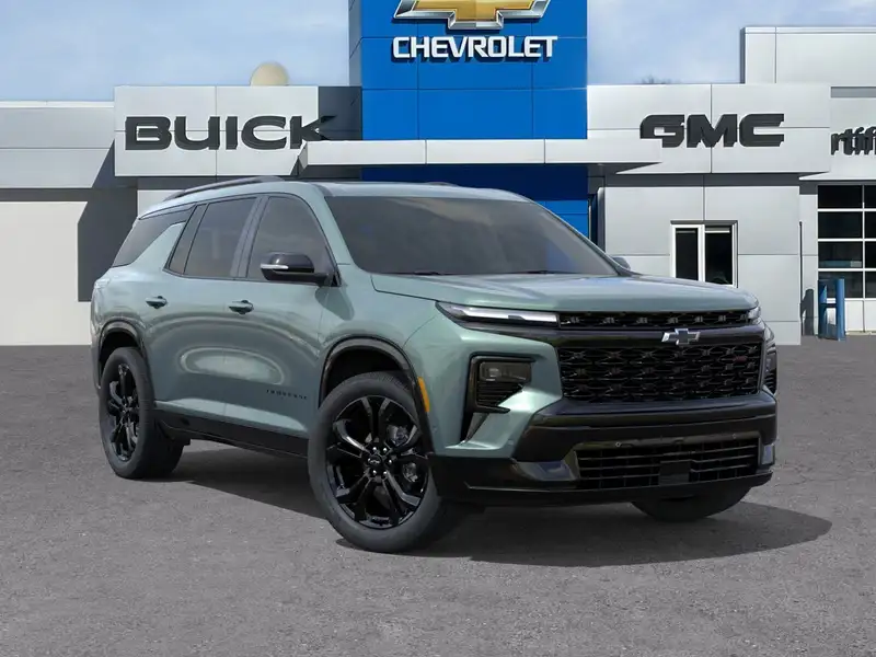 2027 Chevrolet Traverse, zelená, 0 km, dovoz Kanada — foto 7 z 12