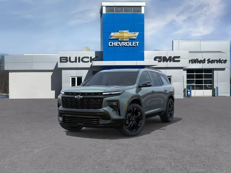 2027 Chevrolet Traverse, zelená, 0 km, dovoz Kanada — foto 8 z 12