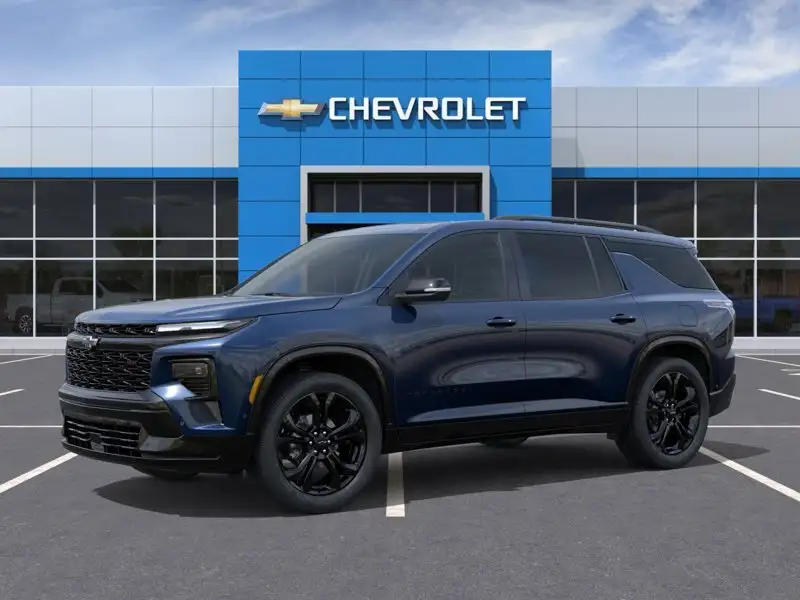 2027 Chevrolet Traverse, modrá, 0 km, dovoz Kanada — foto 2 z 6