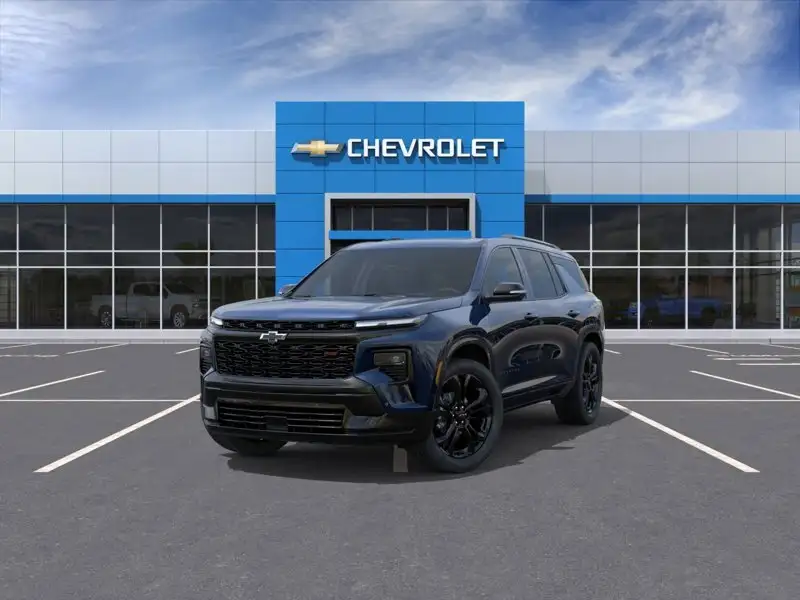 2027 Chevrolet Traverse RS AWD | LOADED | 7 Passenger | Heated/Cooled, modrá, 0 km, dovoz Kanada — foto 1