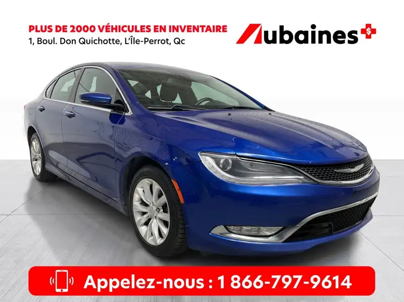 2016 Chrysler 200 C V6 Mags Cuir Sièges Ventilés, modrá, 95 877 km, dovoz Kanada — foto 1