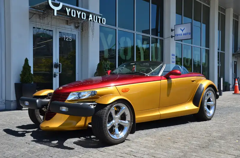 2002 Chrysler Prowler 2dr Roadster, zlatá, 36 419 km, dovoz Kanada — foto 2 z 12