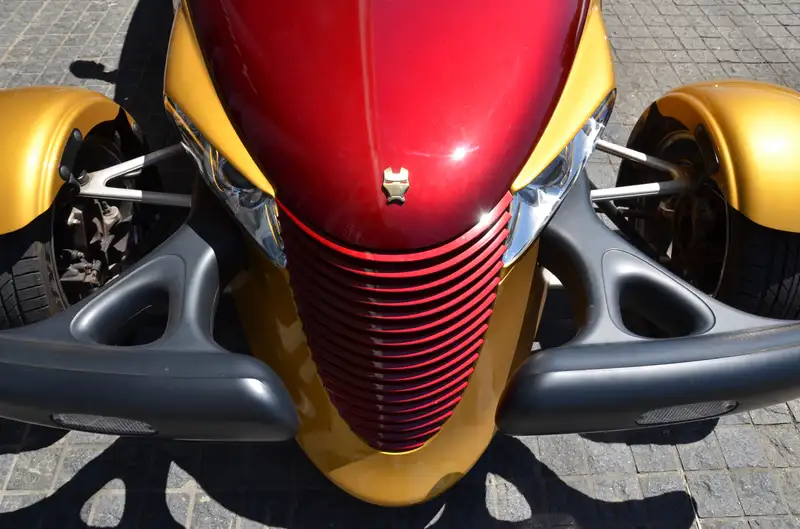 2002 Chrysler Prowler 2dr Roadster, zlatá, 36 419 km, dovoz Kanada — foto 9 z 12