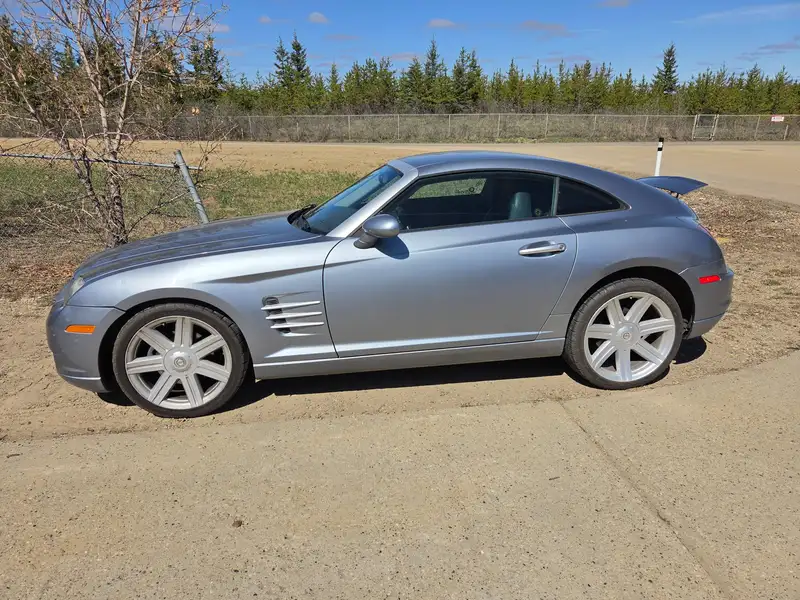 2004 Chrysler Crossfire Coupe, strieborná, 72 178 km, dovoz Kanada — foto 6 z 7