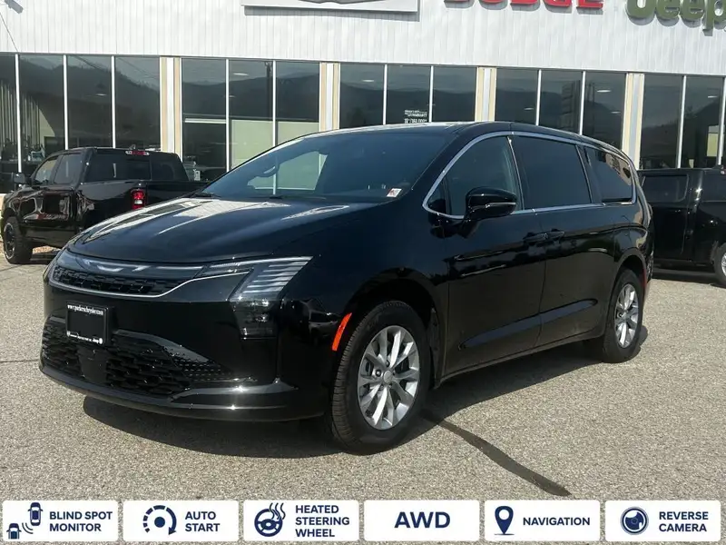 2027 Chrysler Pacifica Select AWD, čierna, 0 km, dovoz Kanada — foto 2 z 12