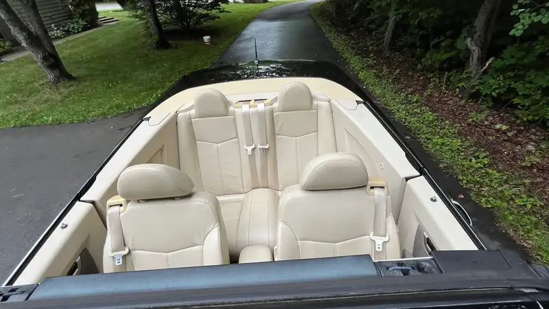 2008 Chrysler Sebring Limited, čierna, 79 500 km, dovoz Kanada — foto 8 z 12