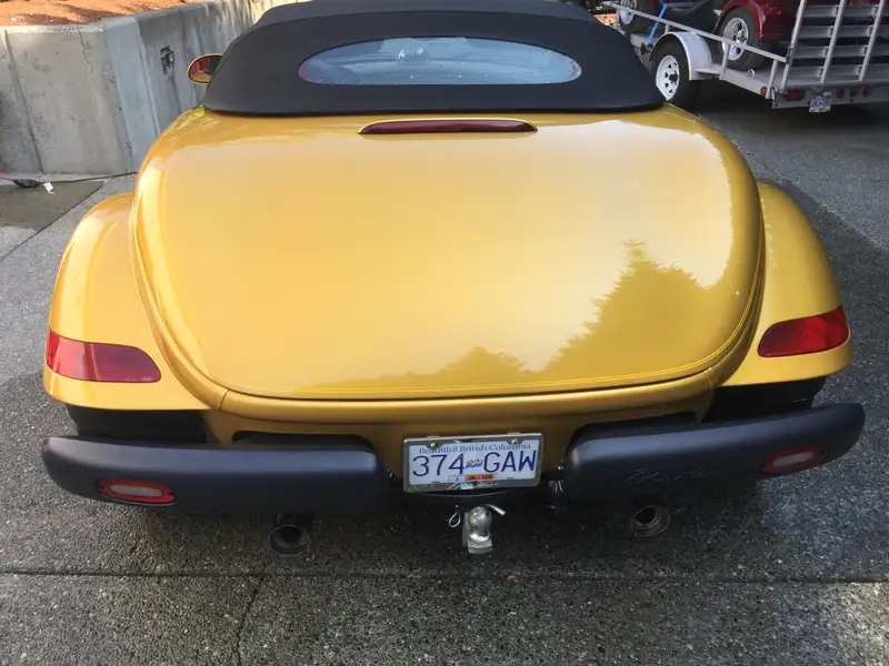 2002 Chrysler Prowler, zlatá, 14 000 km, dovoz Kanada — foto 4 z 6