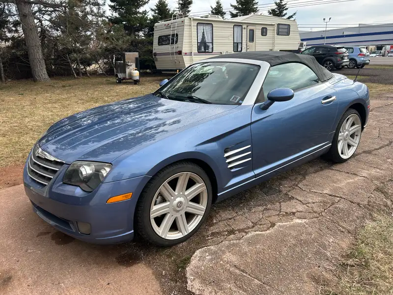 2005 Chrysler Crossfire Limited, modrá, 132 779 km, dovoz Kanada — foto 1