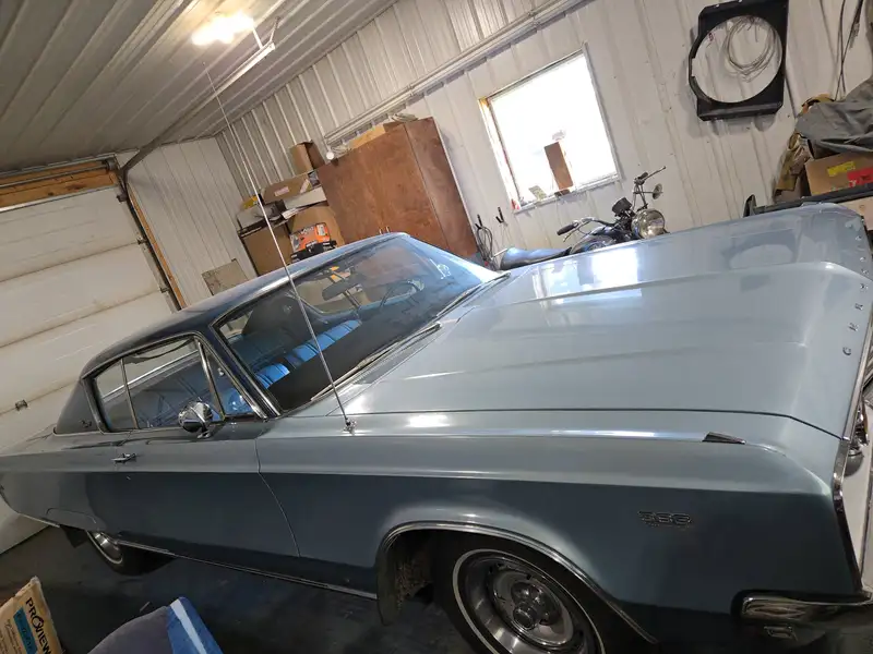 1968 Chrysler Newport, modrá, 115 000 km, dovoz Kanada — foto 7 z 7