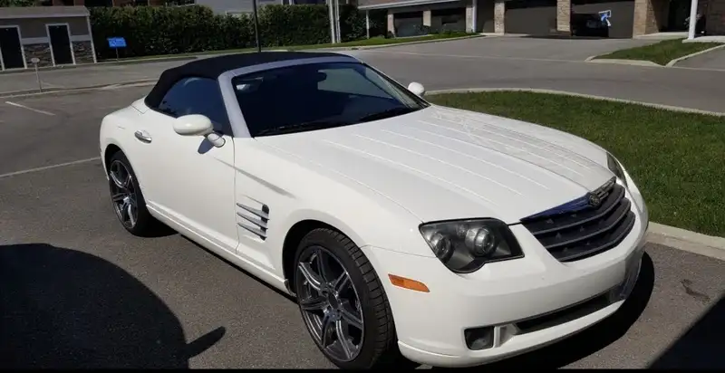 2005 Chrysler Crossfire Limited, biela, 128 000 km, dovoz Kanada — foto 2 z 7