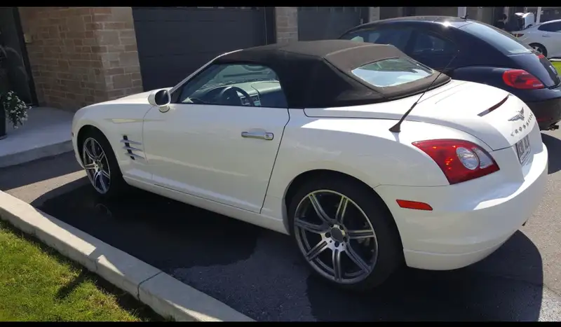 2005 Chrysler Crossfire Limited, biela, 128 000 km, dovoz Kanada — foto 7 z 7