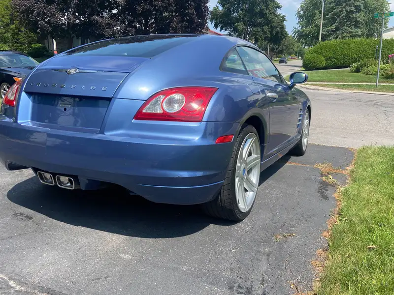 2005 Chrysler Crossfire Limited, modrá, 85 000 km, dovoz Kanada — foto 6 z 12