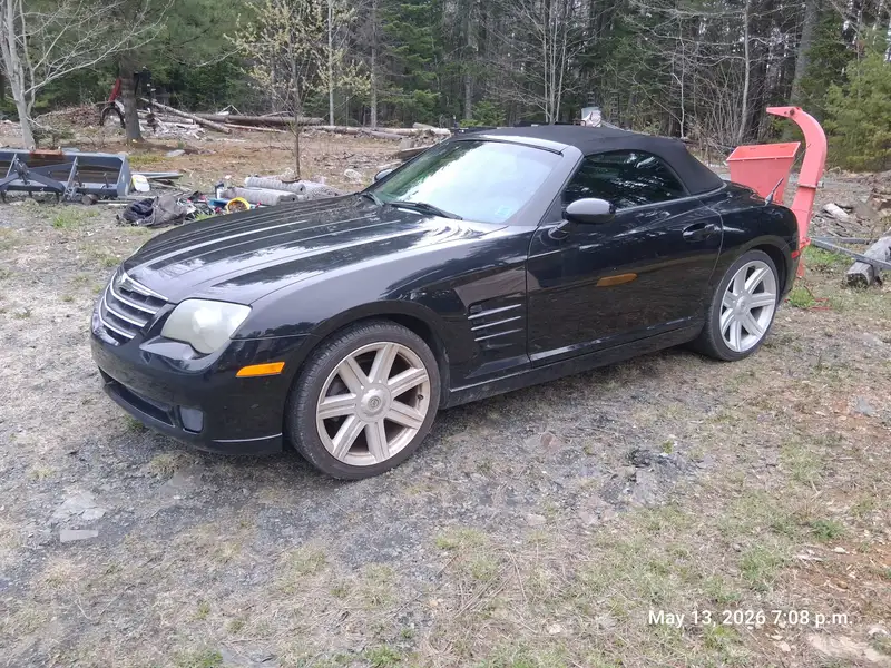 2005 Chrysler Crossfire All options loaded, čierna, 70 000 km, dovoz Kanada — foto 10 z 10